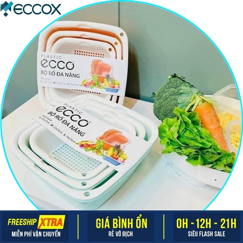 Bộ Rổ 6 Món Kèm Chậu Chất Liệu Nhựa Cao Cấp, Đựng Đồ Đa Năng - Chất Liệu Nhựa PP Giá Tận Xưởng