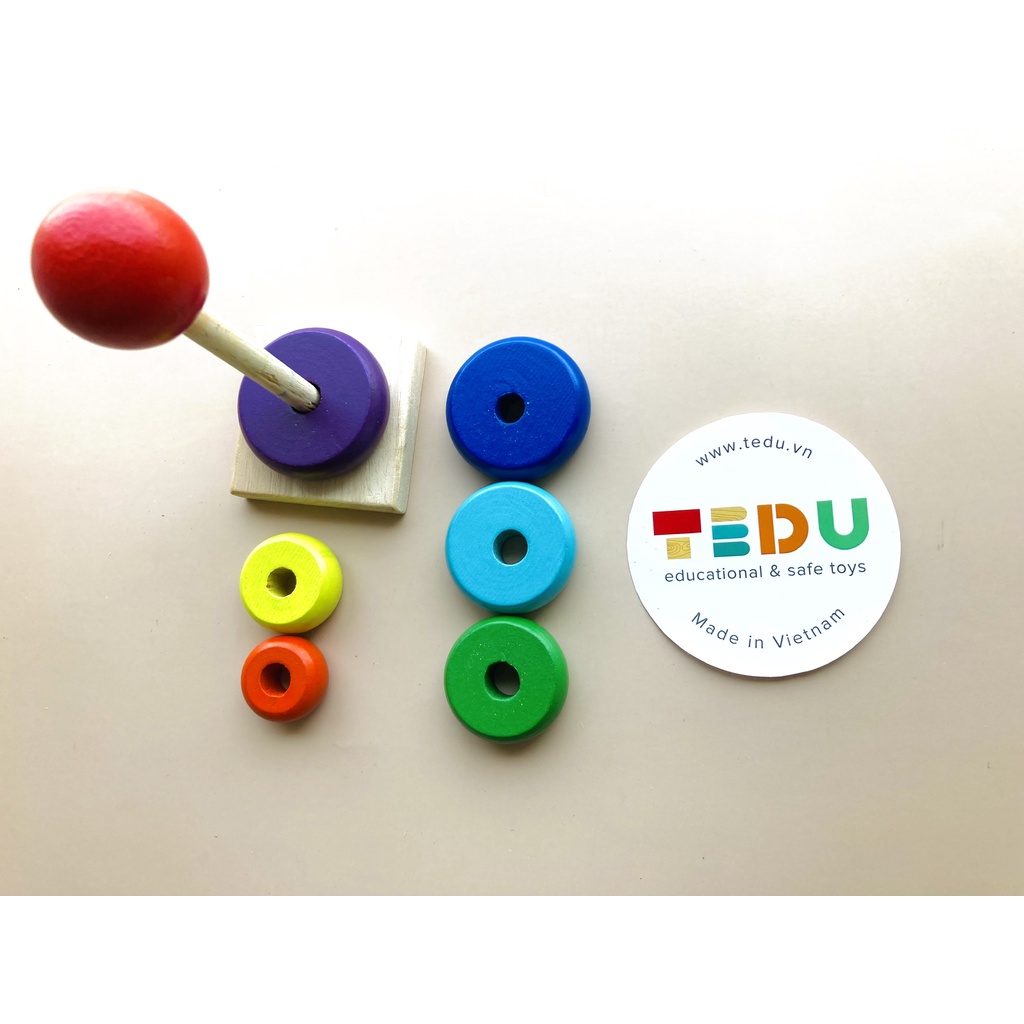 Đồ chơi gỗ TEDU rèn luyện tư duy cho bé