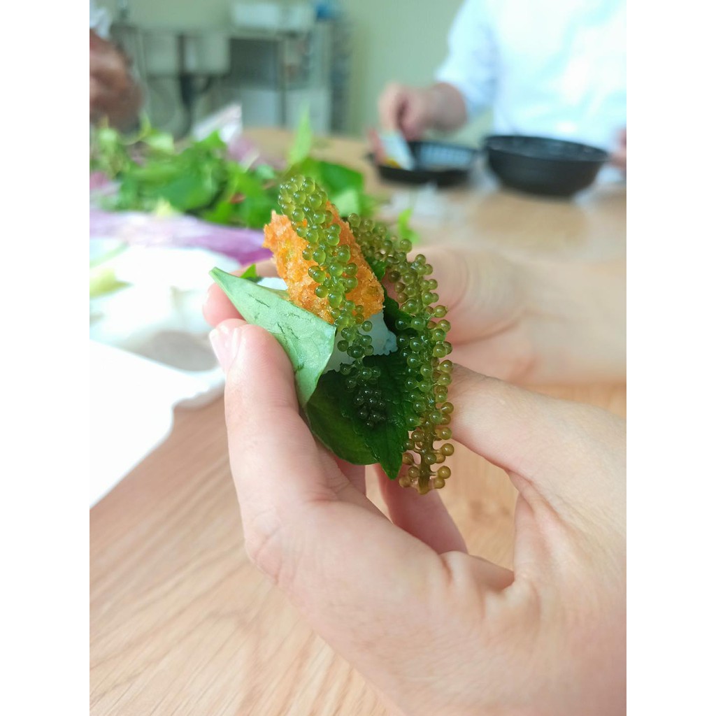 (Combo) rong nho tách nước khánh hòa 25gr + 1 gói mè rang kewpie 15ml | BigBuy360 - bigbuy360.vn