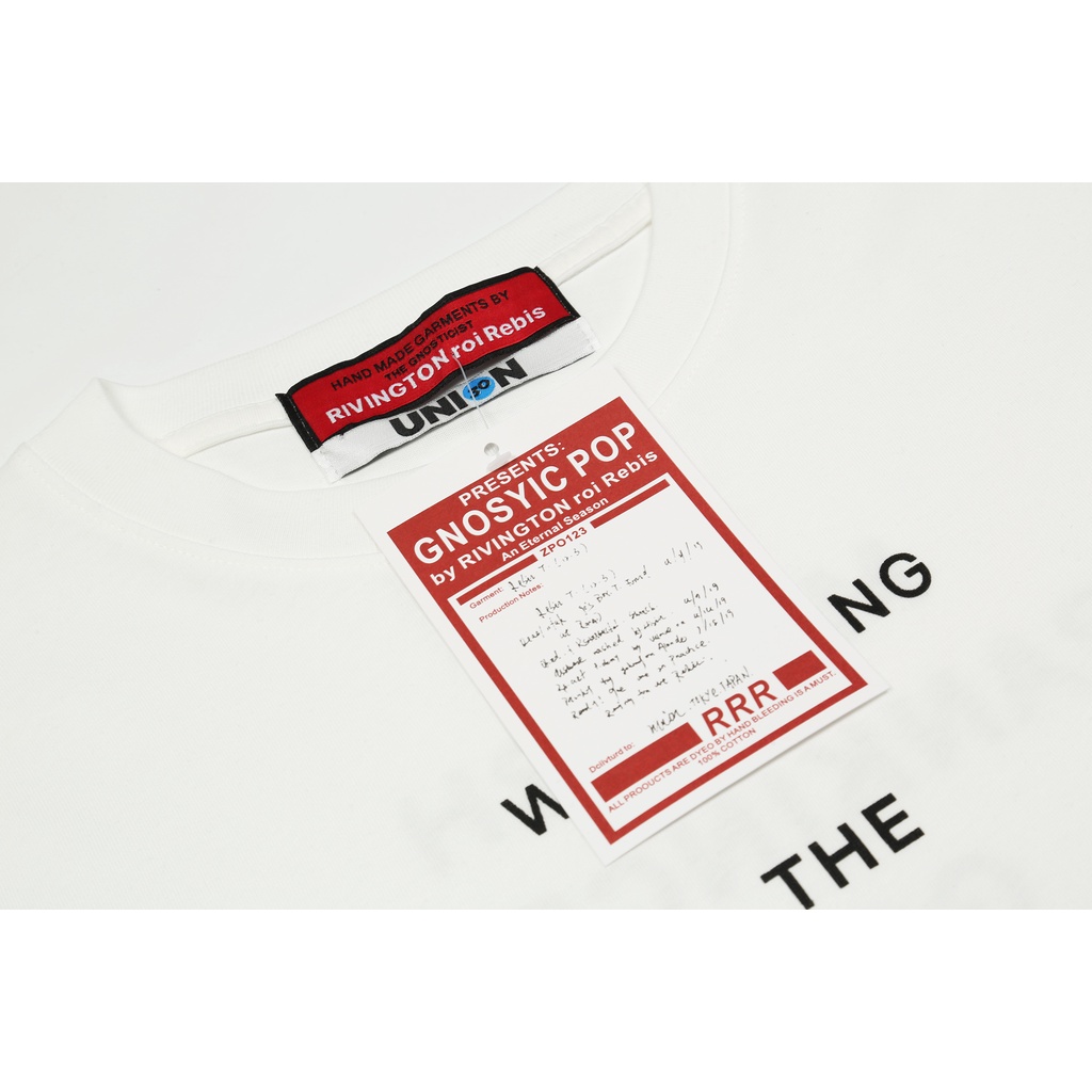 RRR123 Letter Print Vintage High Street Beauty Jerry Same Loose Casual Couple Short Sleeve T-Shirt