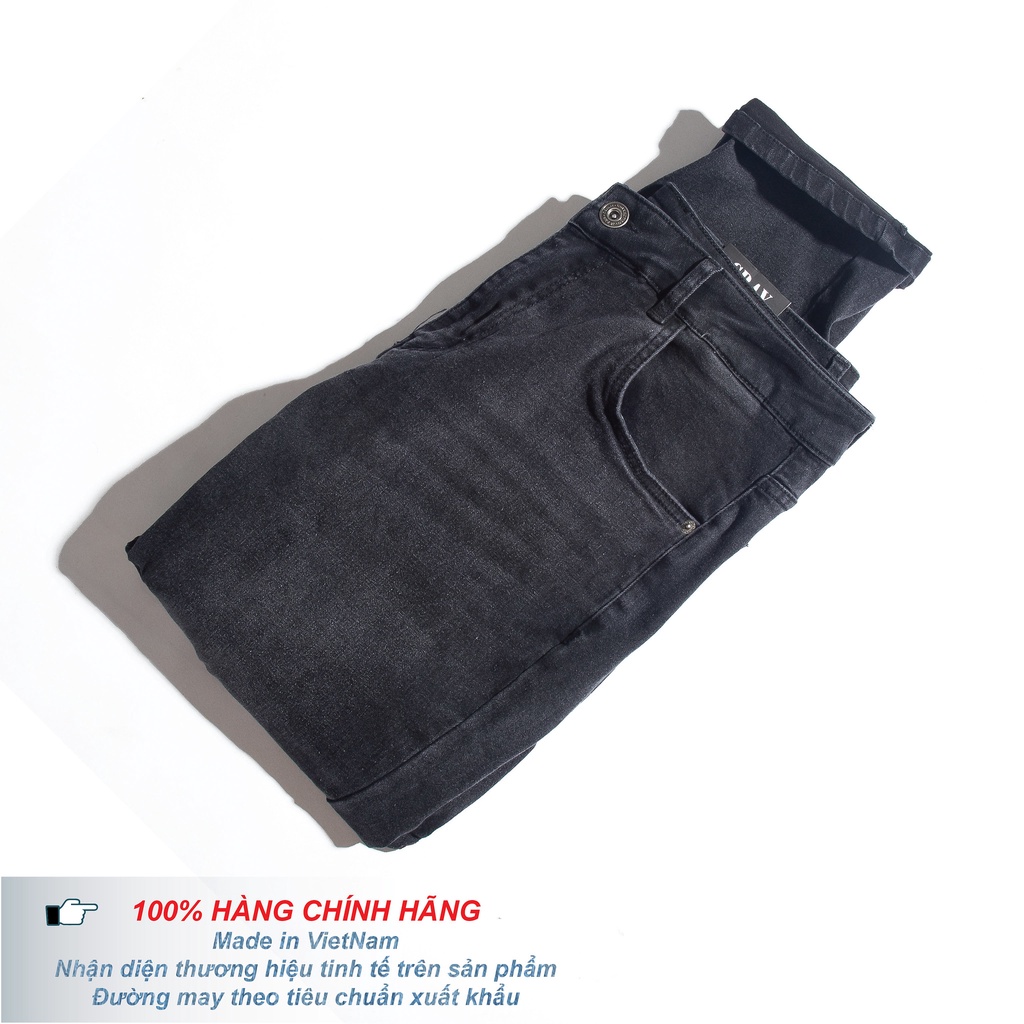 Quần Jean Nam Co Giãn Tốt GrayHomme cao cấp, Phom Ôm Vừa, Trẻ Trung, Thanh Lịch BJ039-PRO