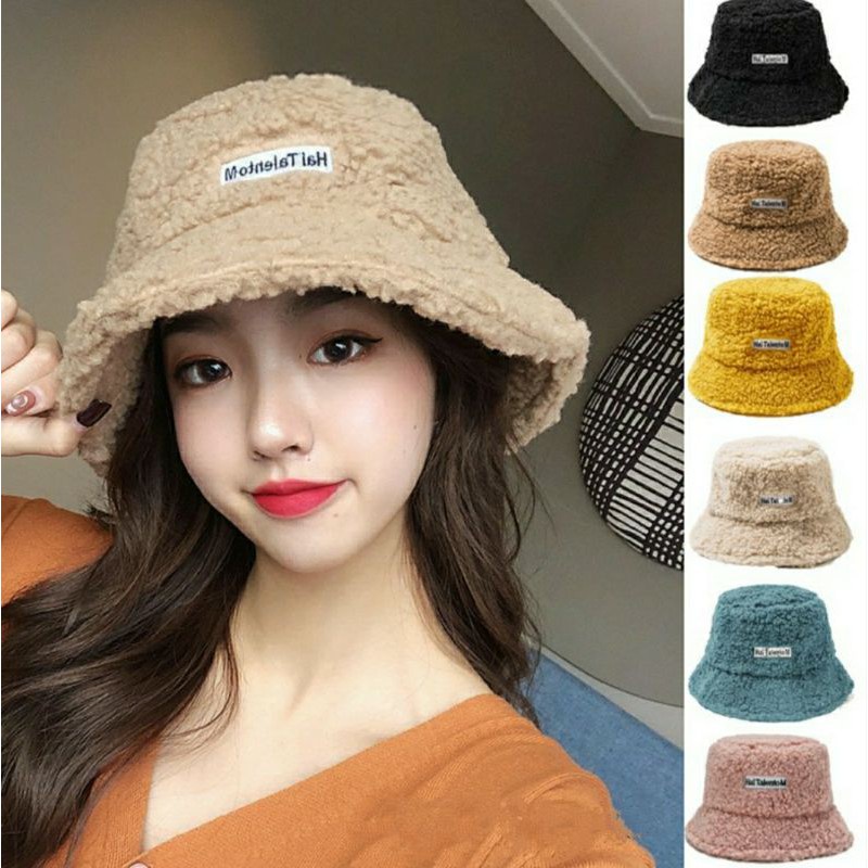 Mũ bucket lông cừu hot hit