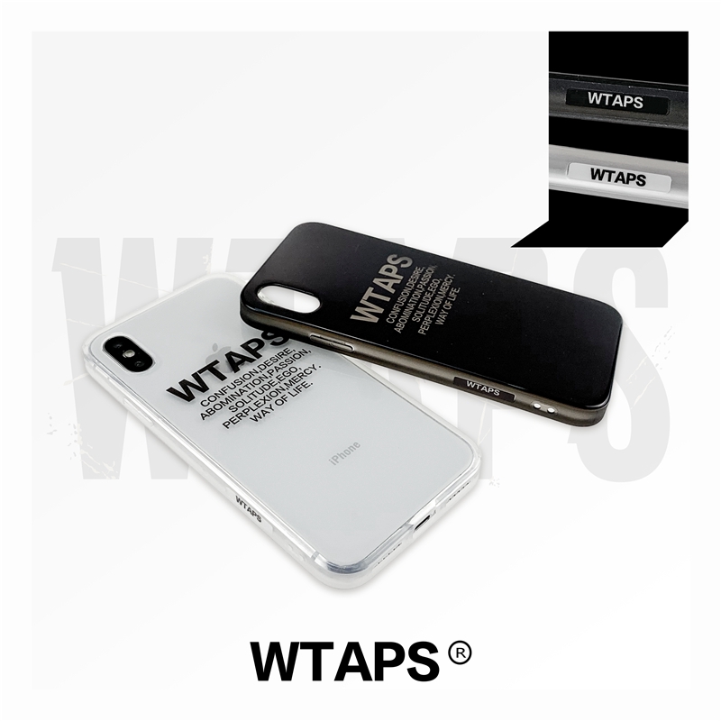 iPhone 12 Ốp điện thoại mềm trong suốt WTAPS cho iPhone 11 Pro max i7 i8 plus X XR XS MAX | BigBuy360 - bigbuy360.vn
