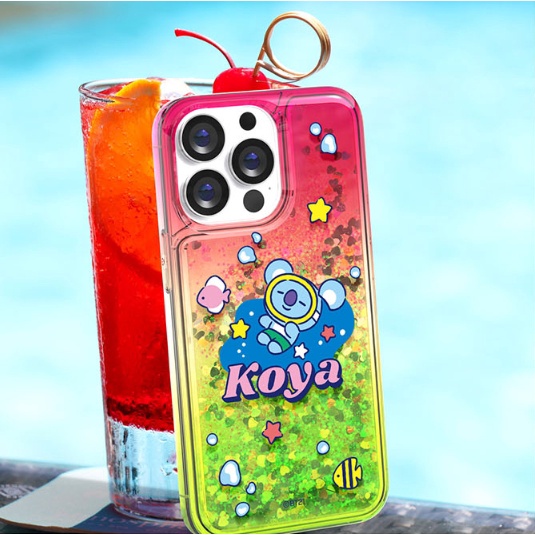 Ốp điện thoại in hình BT21 SPLASH BLING AQUA cho IPHONE14 14PRO IPHONE13 13PRO MAX 13MINI IPhone12 12PRO IPhone11 IPhone X/S