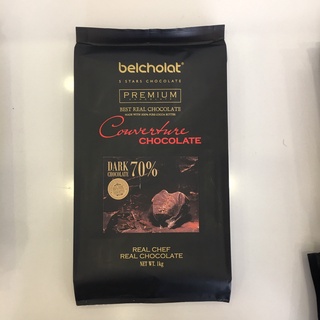 Socola đen,Chocolate, sô cô la Belcholat đen đắng 70% cacao thanh 1kg