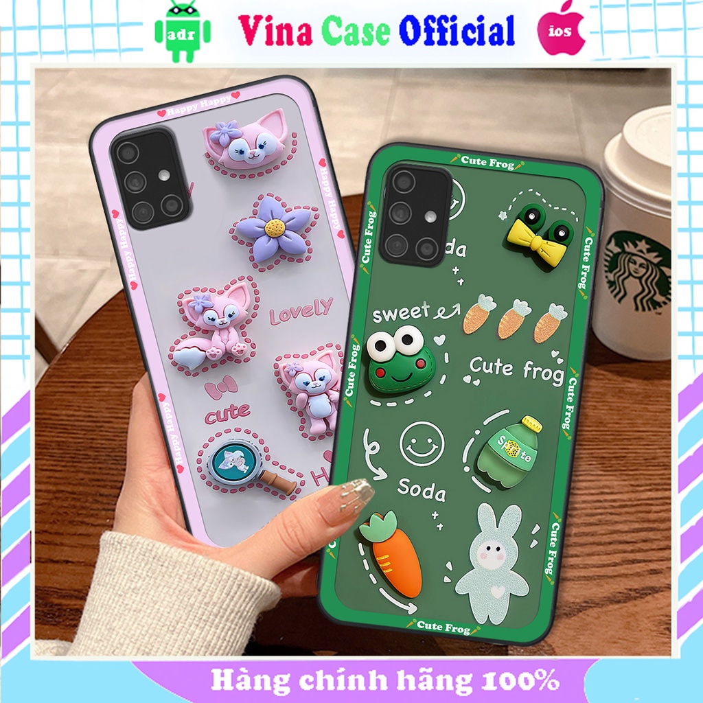 Ốp Samsung M51 in hình hoạt hình cute, dễ thương , đáng yêu