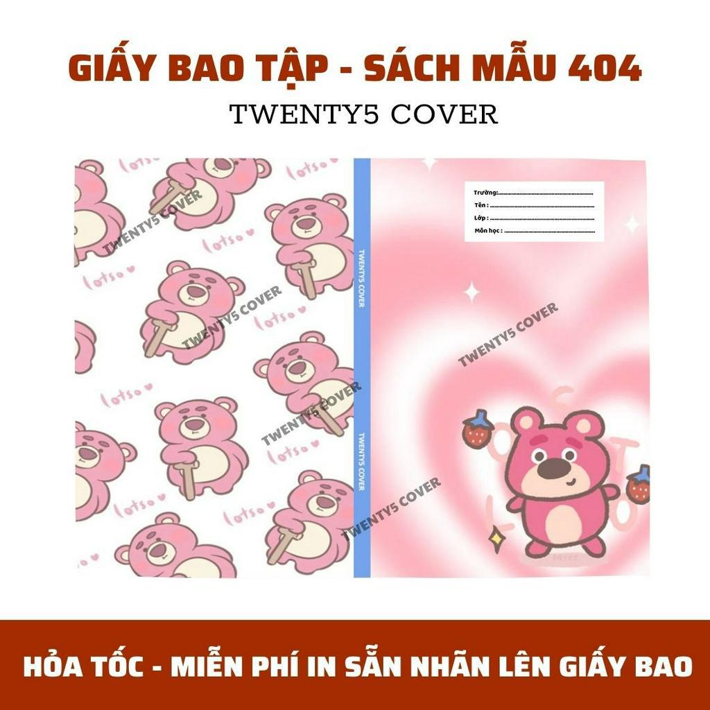 GIẤY BAO TẬP - SGK MẪU 400 - 409