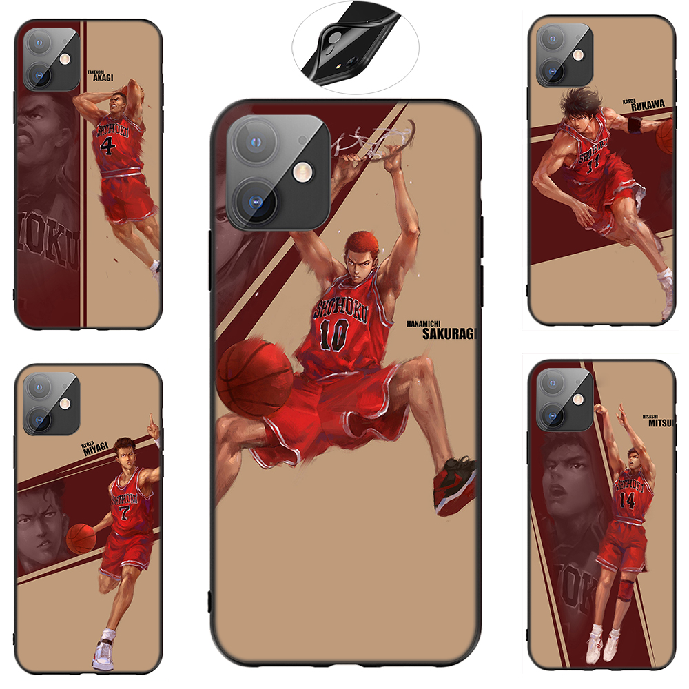 iPhone XR X Xs Max 7 8 6s 6 Plus 7+ 8+ 5 5s SE 2020 Casing Soft Case 81SF SLAM DUNK Anime mobile phone case