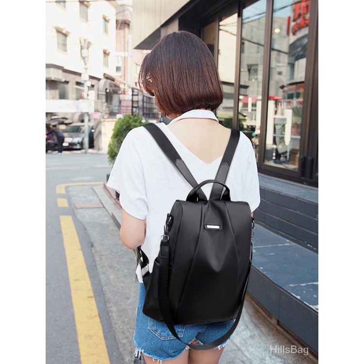 Chứng Khoán Hàn Quốc Nylon Chống Trộm Vai Túi Phụ Nữ Thời Trang Giải Trí Một Vai Túi Sau Khi Ba Lô