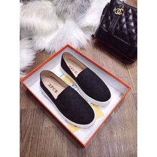 Giày Slip on nữ da mềm L2