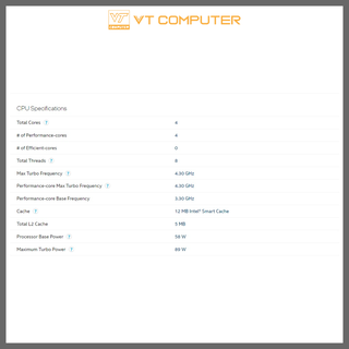 CPU Intel Core i3 12100F / 12100 (3.30 Up to 4.30GHz, 12M, 4 Cores 8 Threads) Full Box / Bảo Hành 36 Tháng