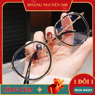 Mắt Kính Giả Cận Hot Girl Kim Loại M510 Cao Cấp Sang Chảnh Siêu Hot 2020