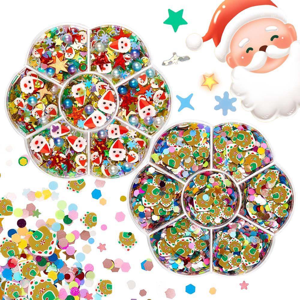 Phụ Kiện Trang Trí Móng Nghệ Thuật Hình Ông Già Noel Giáng Sinh Dành Cho Nữ MXMUSTY