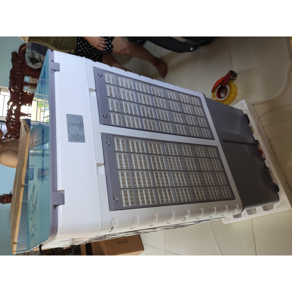 Quạt điều hòa hơi nước DAICHI HA-8600  Dung tích 80L, made in thailand, dây đồng chịu nhiệt, có 2 khay đá khô.,đảo gió .
