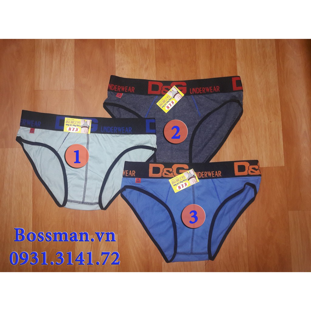 Combo 10 Quần lót Nam Quần Sịp Nam Thun Cotton thoáng mát