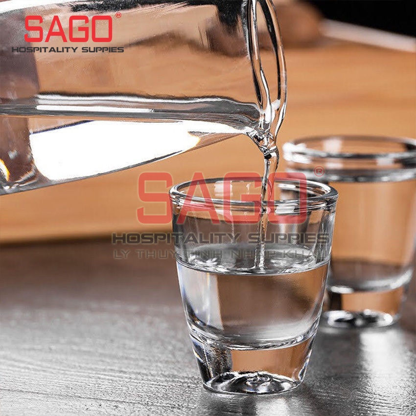 Ly Thủy Tinh Deli Shot 35ml , Cốc Thủy Tinh Cao Cấp
