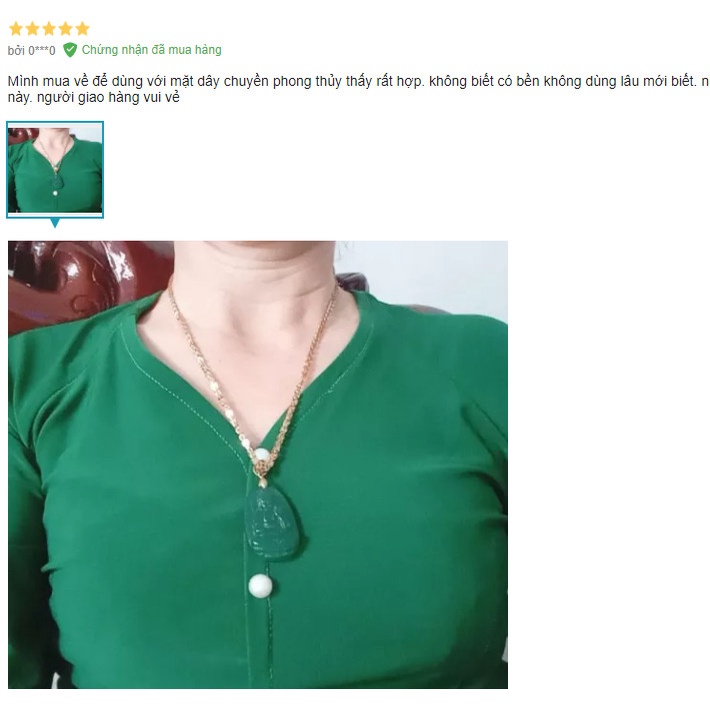 Dây chuyền titan mạ vàng 18k nữ đẹp Người Đẹp Vì Lụa không đen không gỉ