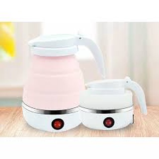 Ấm đun nước bằng silicon cao cấp có thể gấp gọn tiện lợị