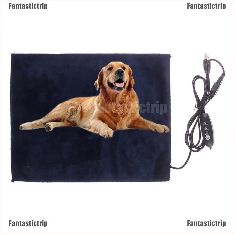 Fantastictrip 24x30cm USB Electric Cloth Heater Pad Heating Element Clothes Seat Pet Warmer