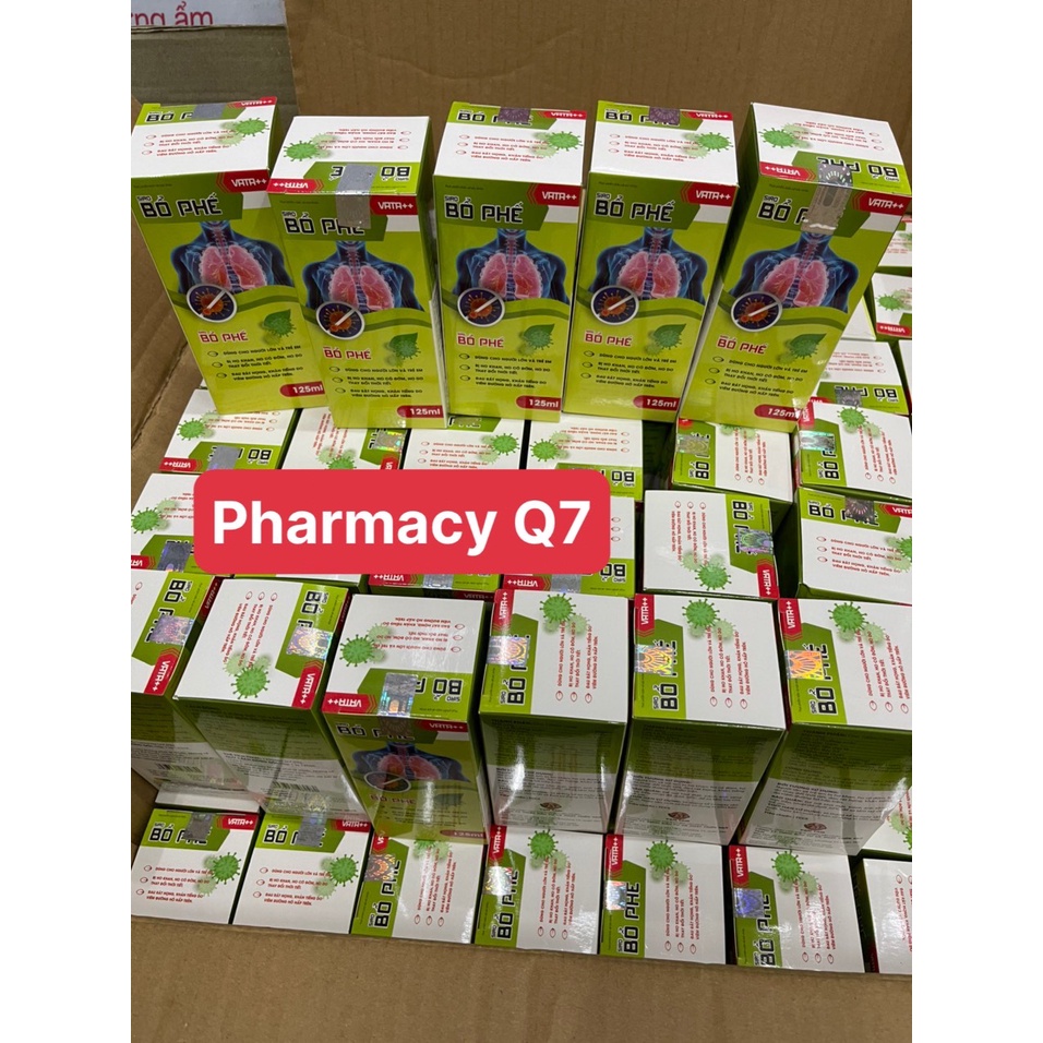 Thực phẩm bổ phổi bảo vệ sức khỏe - Siro Bổ phế Vata++ (125ml)