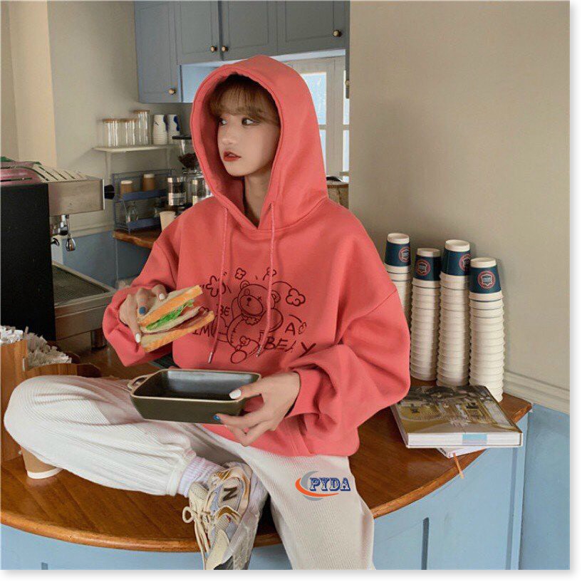 ÁO KHOÁC HOODIES NỮ FROM RỘNG,NHIỀU MÀU SẮC XINH XẮN KHÁNH AN FASHION