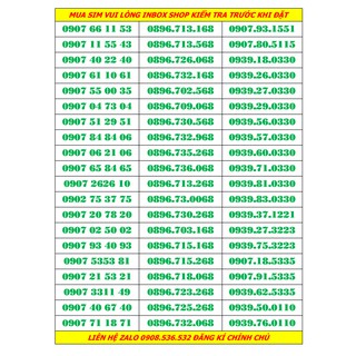 Sim số đẹp giá rẻ mobi