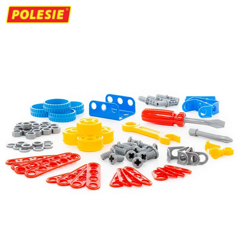 Bộ Đồ Chơi Sáng Tạo, Lắp Ghép Kỹ Sư Cho Bé 91 Chi Tiết  Nhập Khẩu Châu Âu CHÍNH HÃNG POLESIE 72986