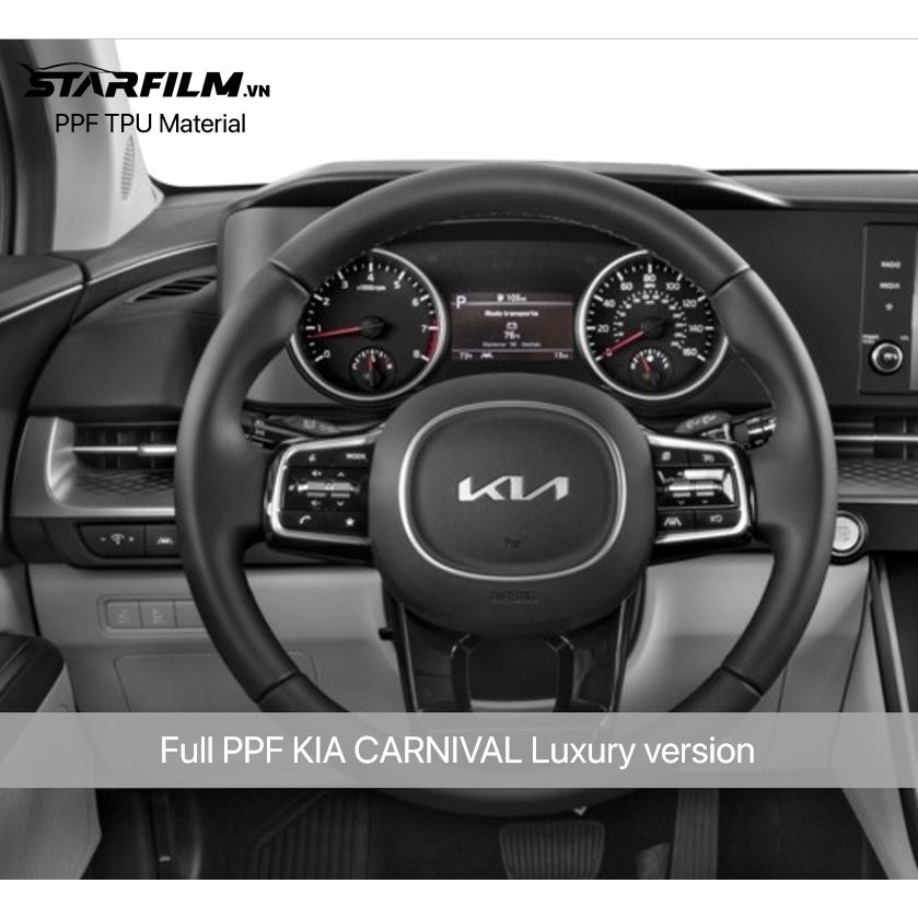 KIA Carnival 2022 PPF TPU nội thất chống xước tự hồi phục STARFILM