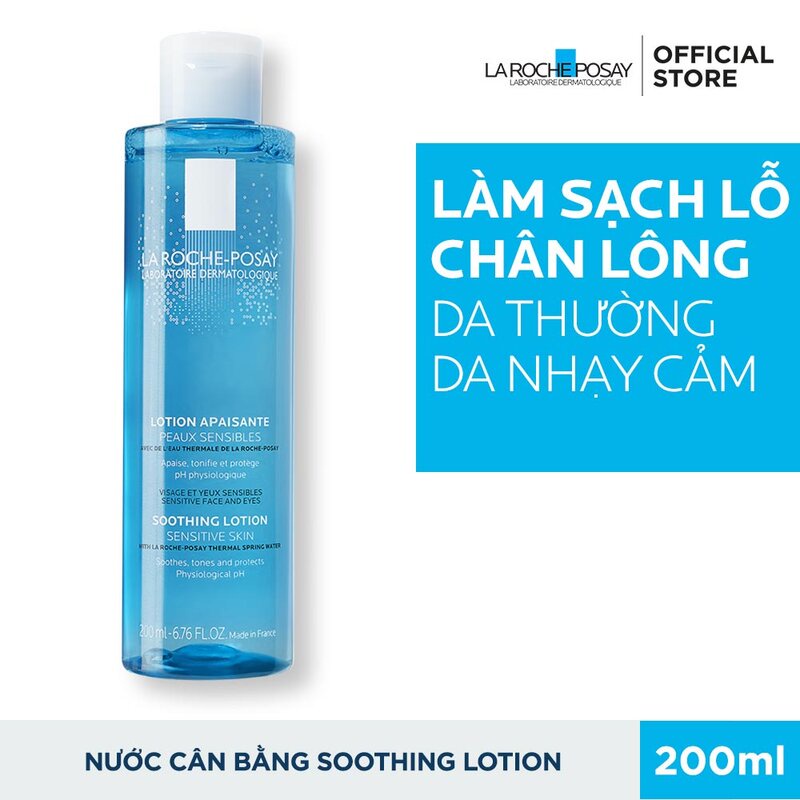 Nước Cân Bằng La Roche-Posay Dành Cho Da Nhạy Cảm Soothing Lotion Sensitive Skin 200ml Hasaki