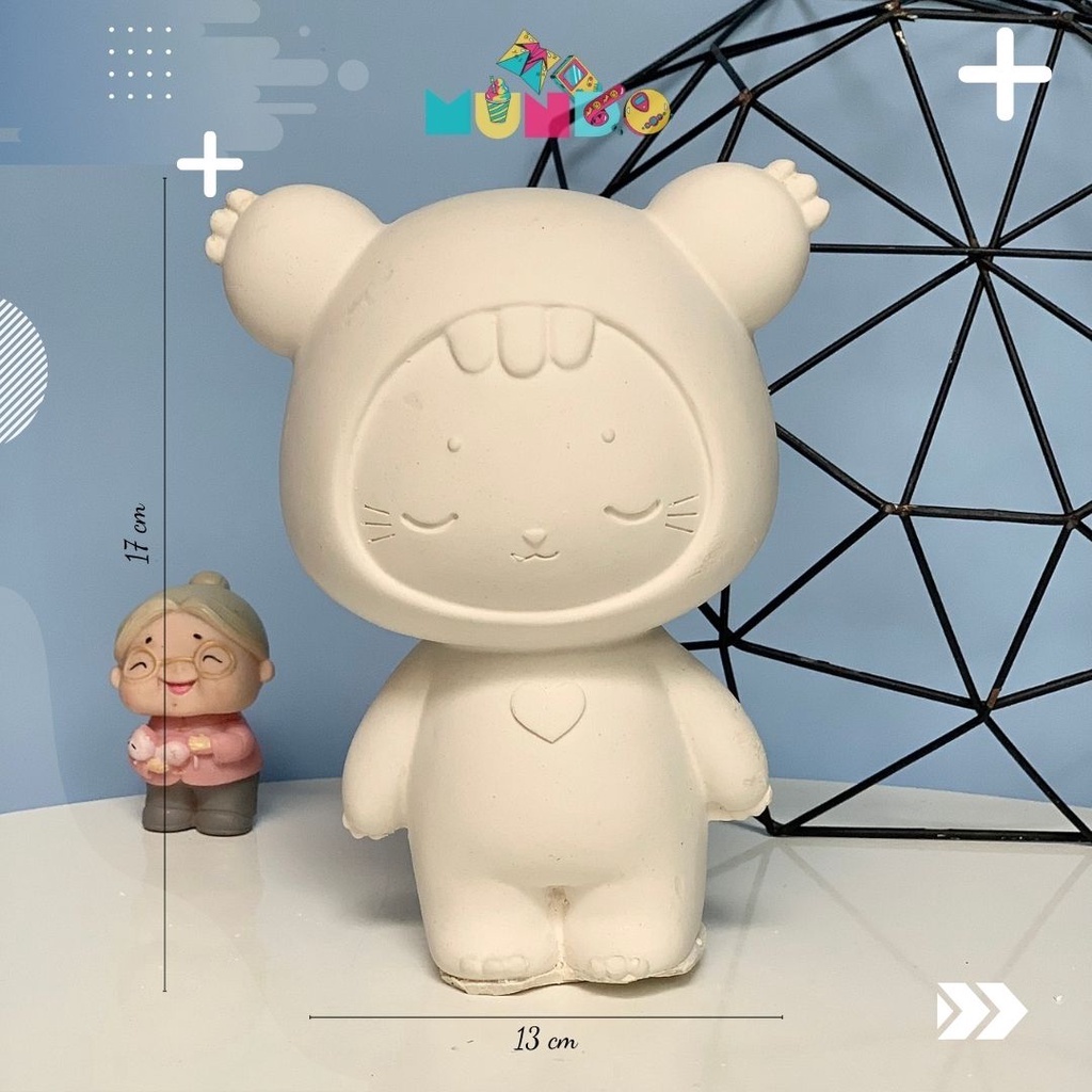 Tượng tô màu cao cấp  chọn mẫu SIZE XXL Thỏ Melody, tượng thạch cao MUNDO