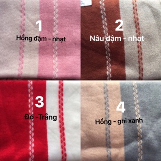 [Video + ảnh thật] Khăn Len Phối 2 Màu