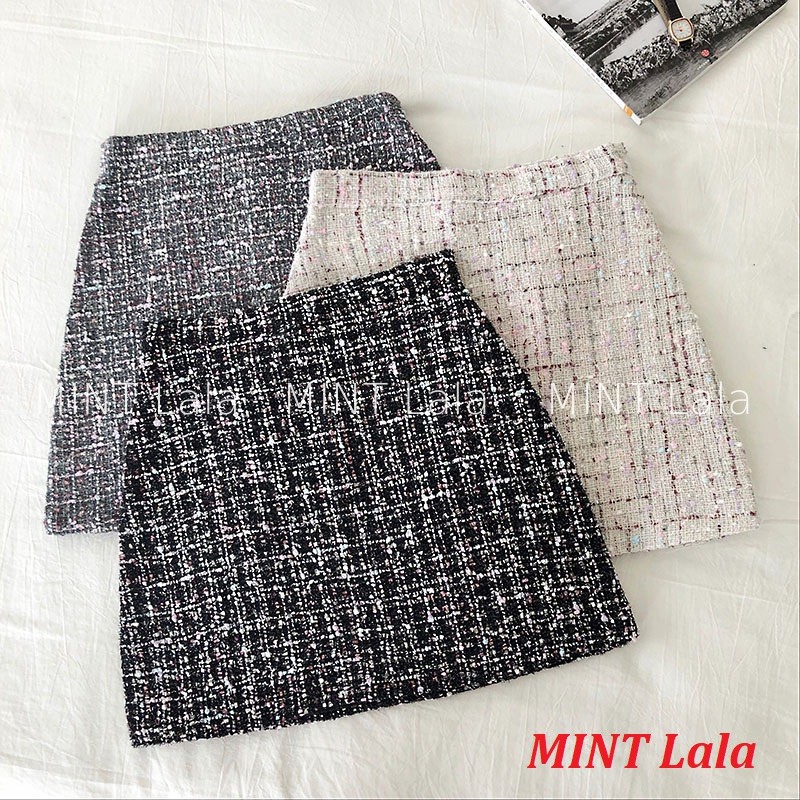 Chân Váy Dạ Tweed Chữ A - MINT Lala | BigBuy360 - bigbuy360.vn