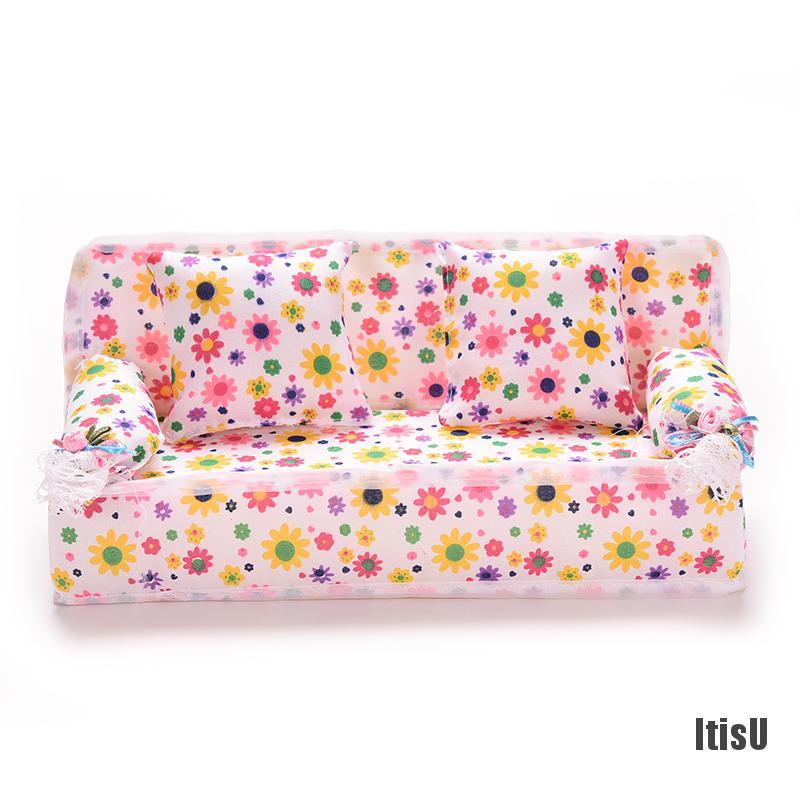 Set 3 ghế Sofa 2 đệm cho nhà búp bê