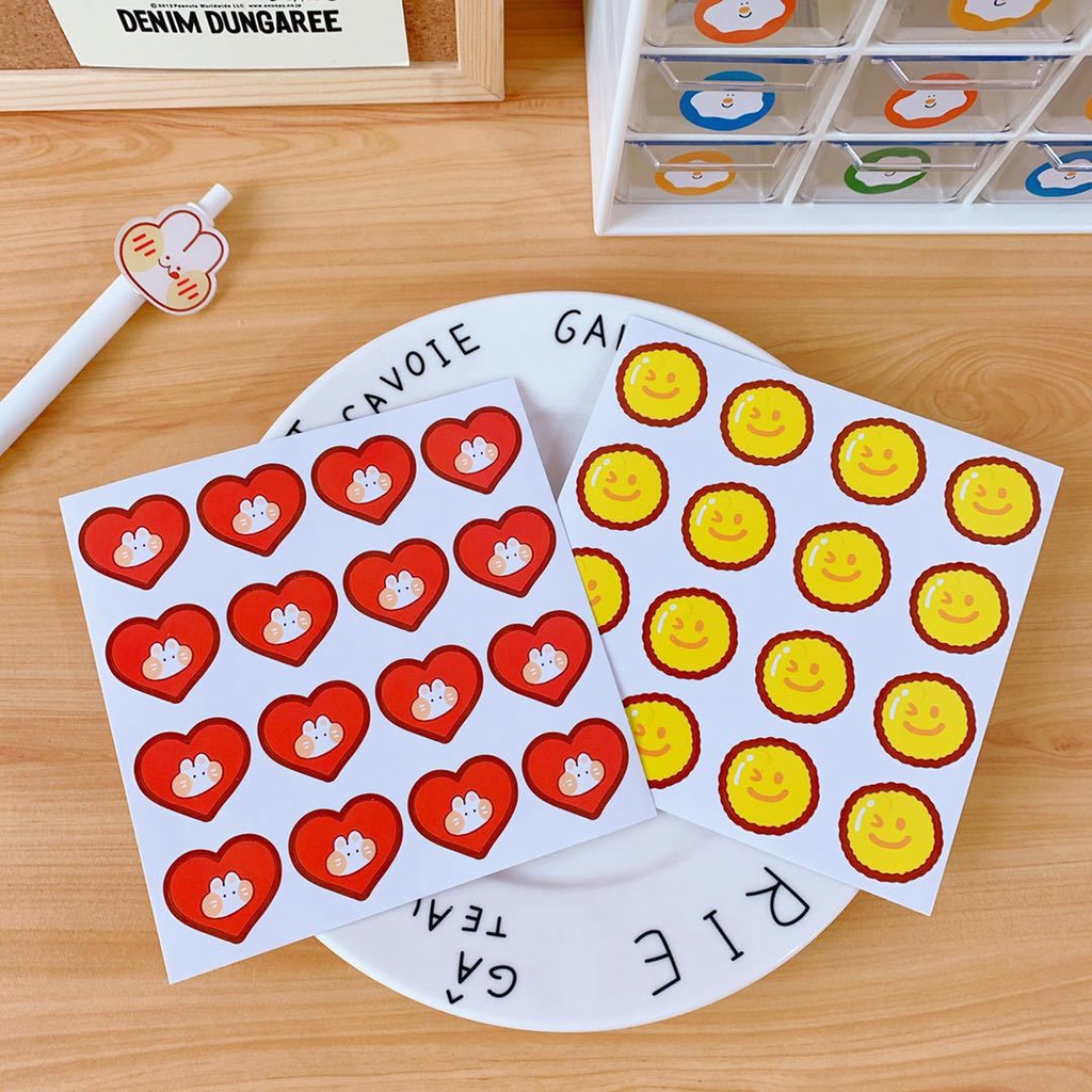 Set sticker hoạ tiết hoạt hình đáng yêu nhiều mẫu