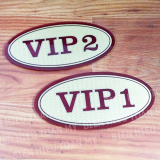 Biển số phòng VIP