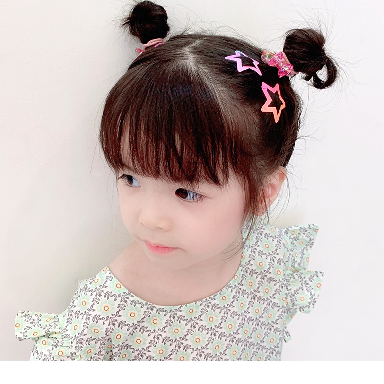 Set 20 Kẹp Tóc Ngôi Sao Dễ Thương Cho Bé Gái
