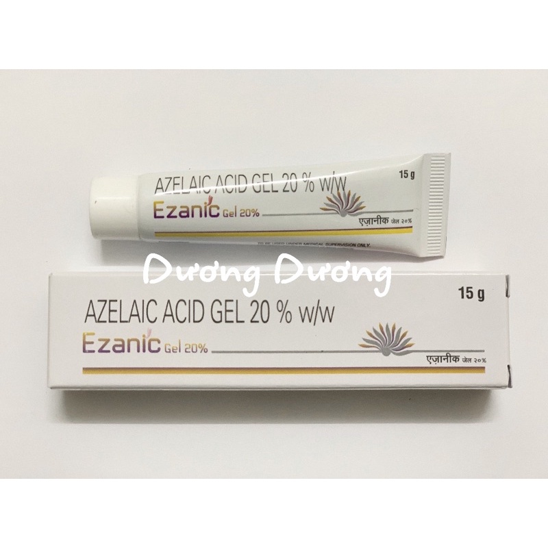 Giảm Mụn Ezanic Gel (15g) - 20% azelaic acid, giảm mụn, làm mờ thâm mụn, dưỡng trắng sáng da