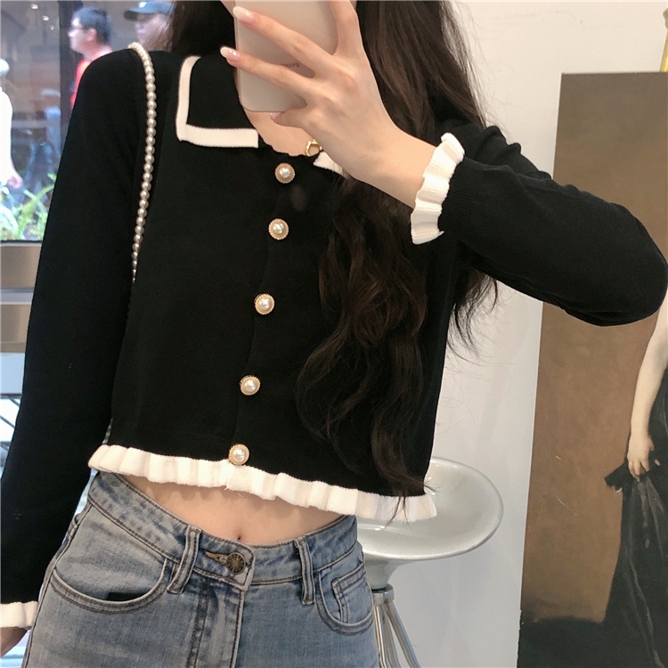 NRVP Áo Sweater Dài Tay Phong Cách Hàn Quốc Sành Điệu Dành Cho Nữ