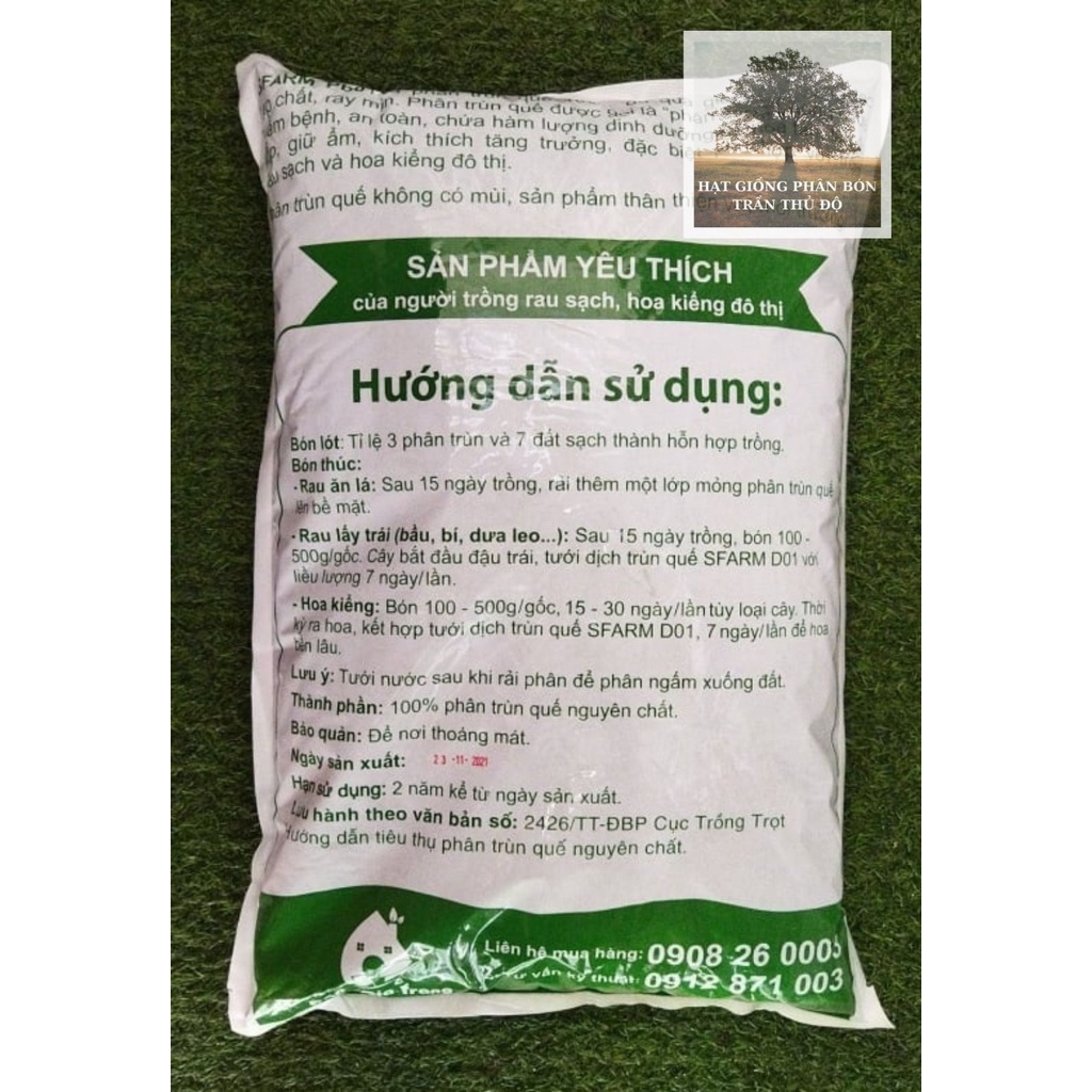 PHÂN TRÙN QUẾ SFARM 5KG