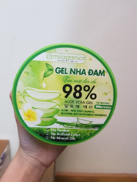 Gel Nha Đam Dưỡng Ẩm Chuyên Sâu MILAGANICS 300ml - 3200331