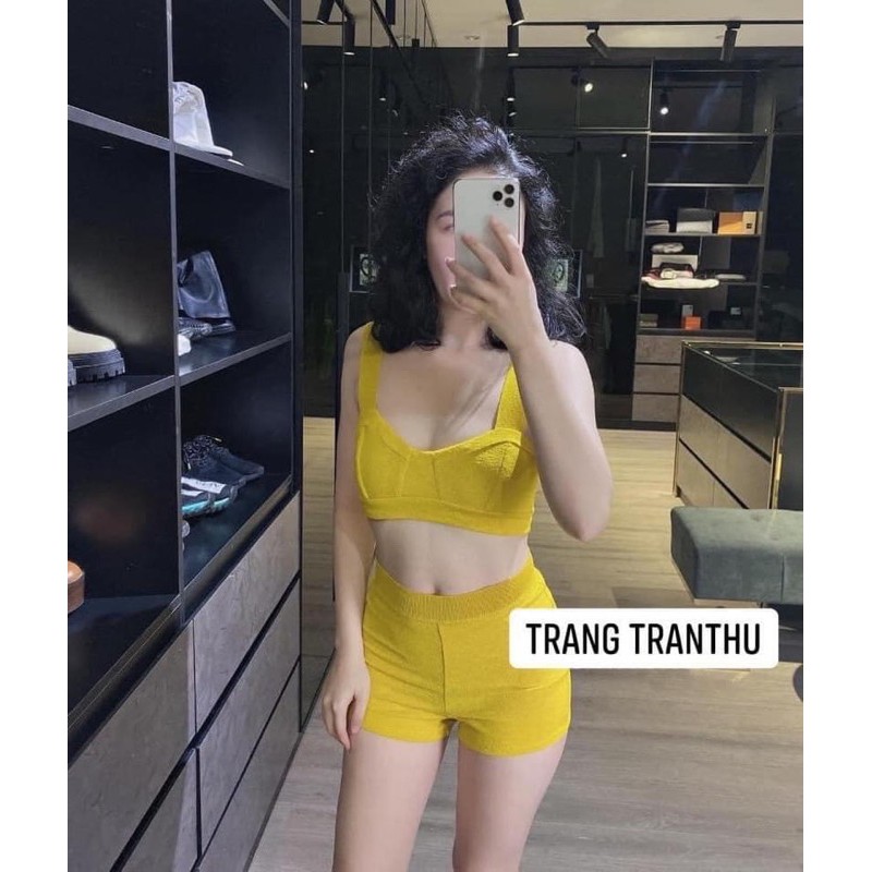 [FREESHIP - HÀNG LOẠI 1] BIKINI VÀNG ĐI BIỂN CÓ ĐỆM NGỰC | BigBuy360 - bigbuy360.vn