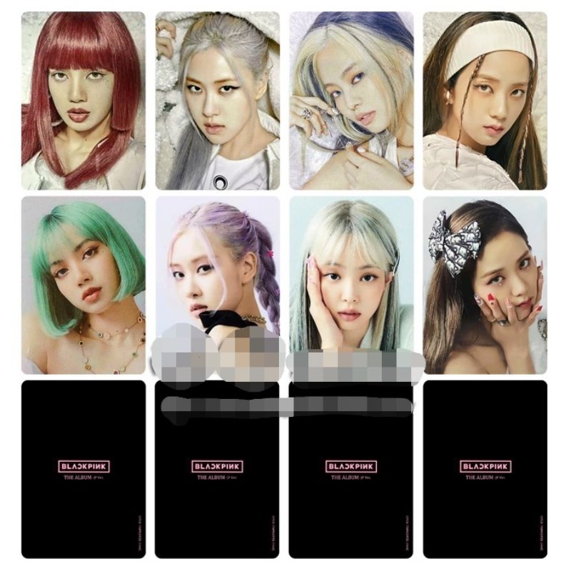 Set card ảnh unoff BLACKPINK Jisoo, Jennie, Lisa, Rose - The Album Japan ver