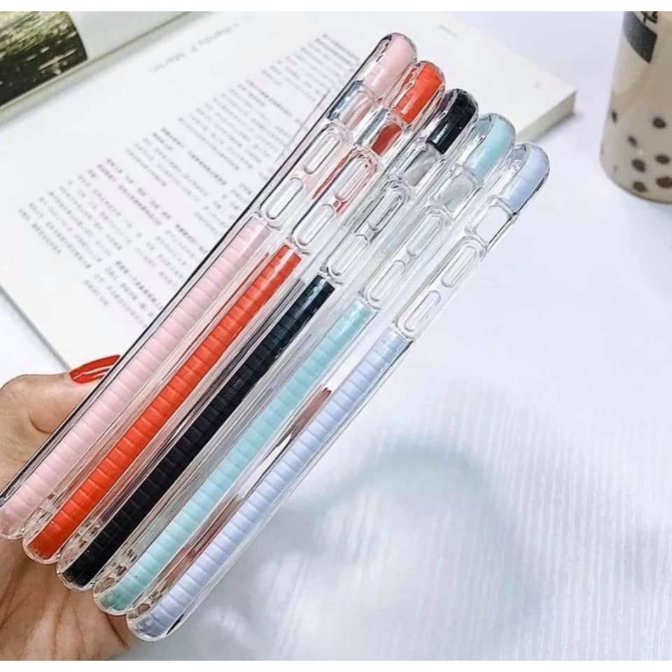 Ốp lưng Iphone BASIC viền màu chống trơn IPHONE 6plus/iphone 7plus/iphone x/iphone xs max/iphone 11/iphone 11pro max