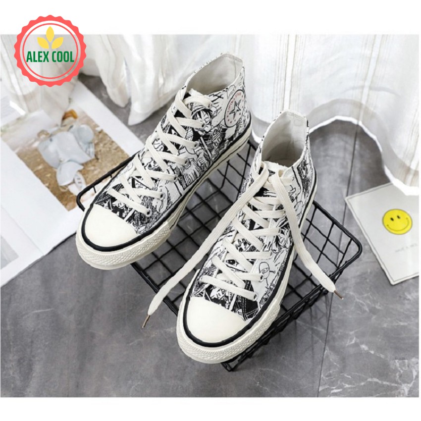 [ Free Ship ] Giày nam giày cao cổ thấp cổ thể thao kiểu hình Luffy | BigBuy360 - bigbuy360.vn