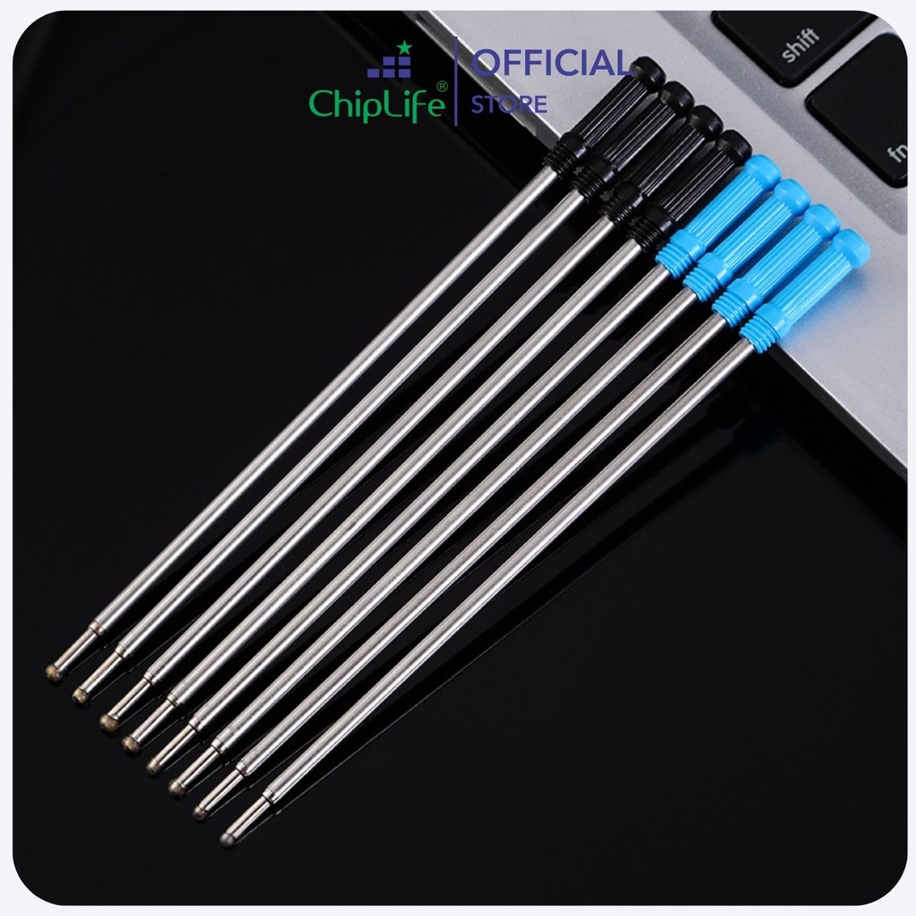 Ruột bút xoay nhỏ CHIPLIFE 0.7mm RB007- mực xanh – đen