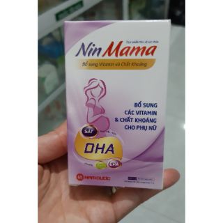 Thực phẩm Nin Mama giúp bổ sung vitamin và khoáng chất cho phụ nữ có thai và sau sinh.