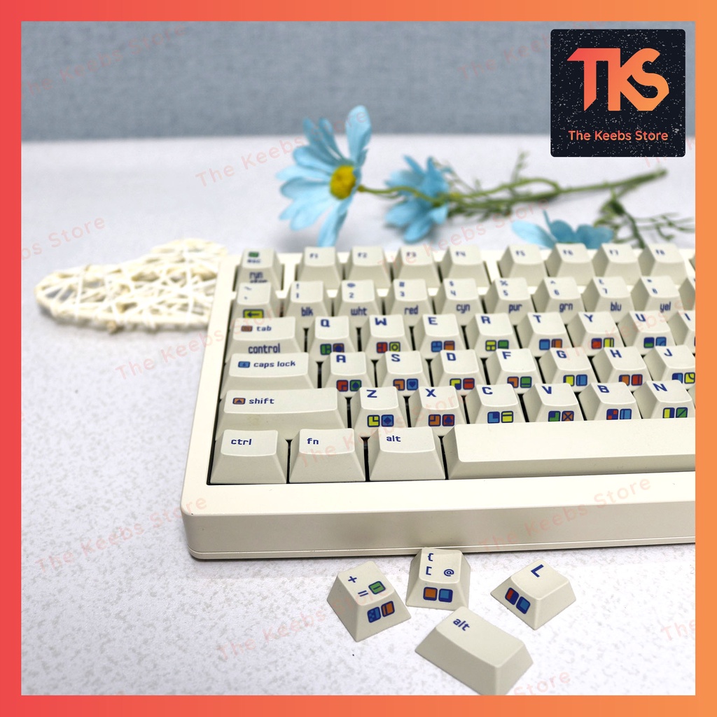 Keycap C64 v2 Clone | F64 v2 | Profile Cherry | PBT Dyesub | Nút bàn phím cơ | TKS