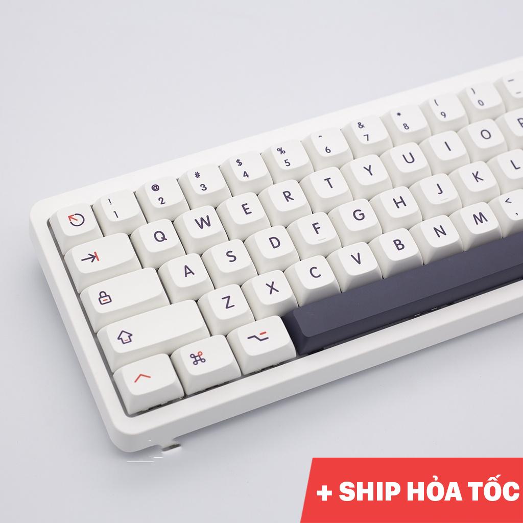 Keycap Daikon 129 nút chiều cao XDA in nhiệt dành cho bàn phím cơ