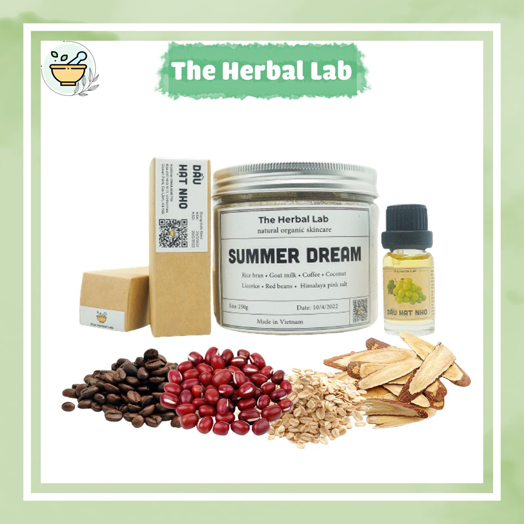 [THE HERBAL LAB] Bột Cam thảo nguyên chất HANDMADE hũ 450gr