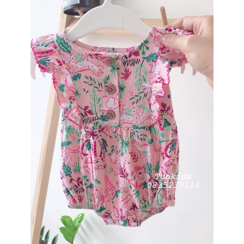 Body đùi, romper đùi xuất xịn bé gái {Sz 3/6,6/9m}